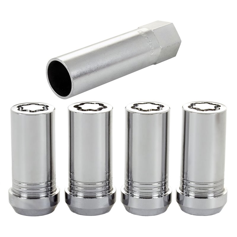 McGard | Tuner Style Cone Seat Wheel Locks-Chrome - Cadillac / Chevrolet 2000-2023