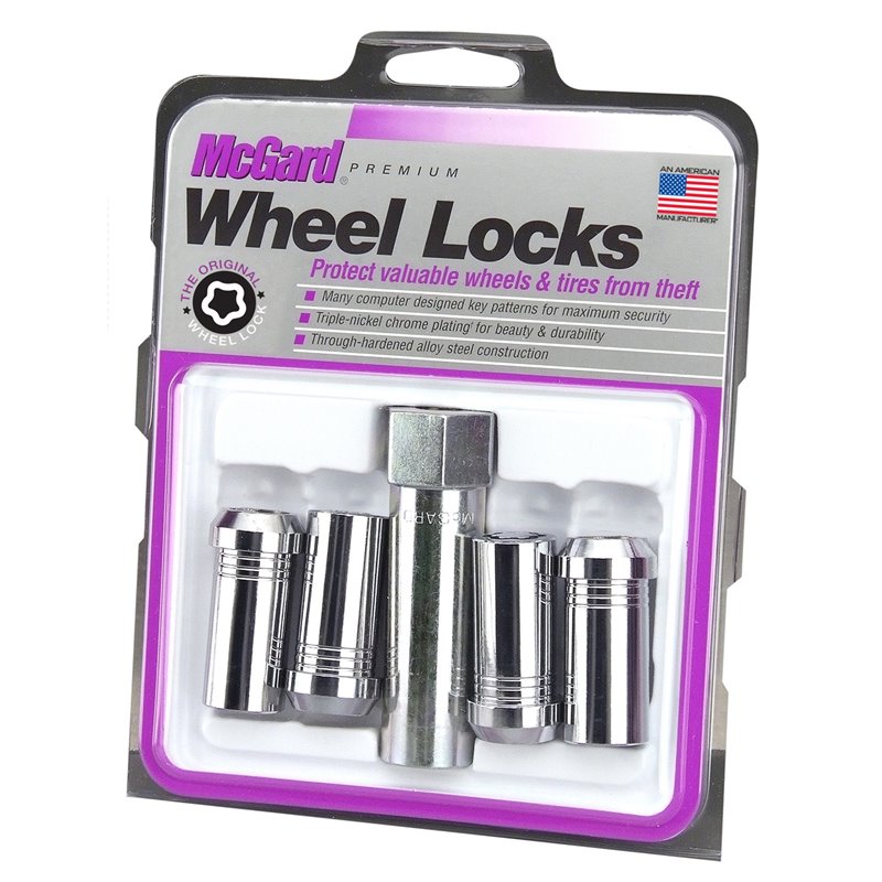 McGard | Tuner Style Cone Seat Wheel Locks-Chrome - Cadillac / Chevrolet 2000-2023