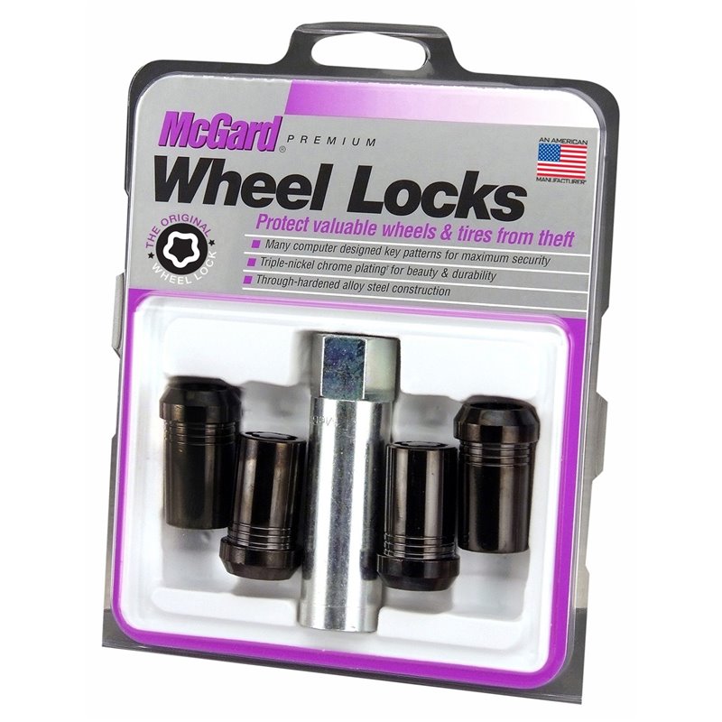 McGard | Tuner Style Cone Seat Wheel Locks-Black - Cadillac / Chevrolet 2000-2023