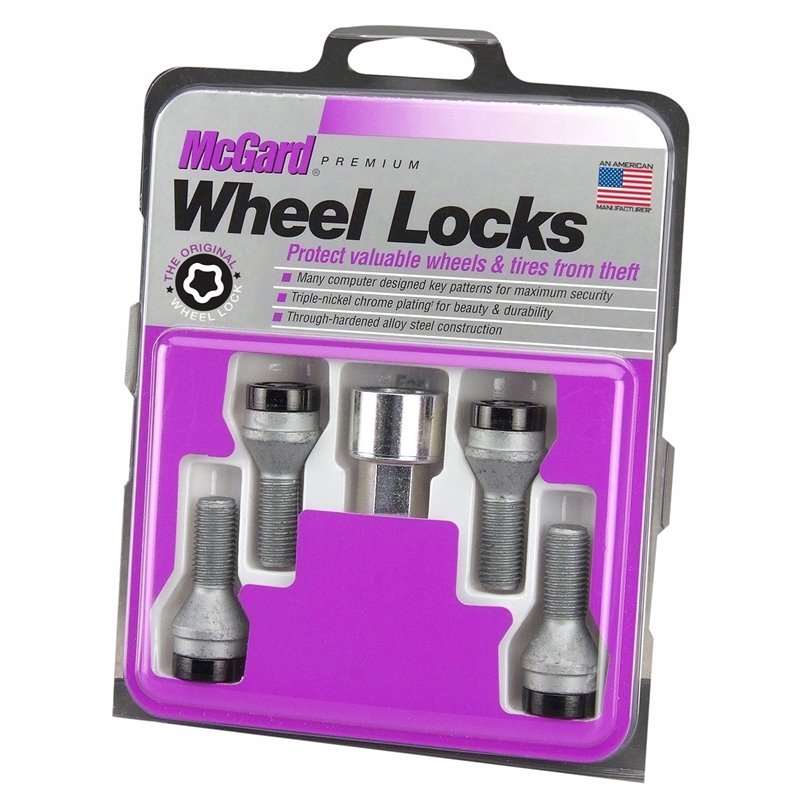 McGard | Cone Seat Style Wheel Lock Bolts-Black - BMW 1990-2020