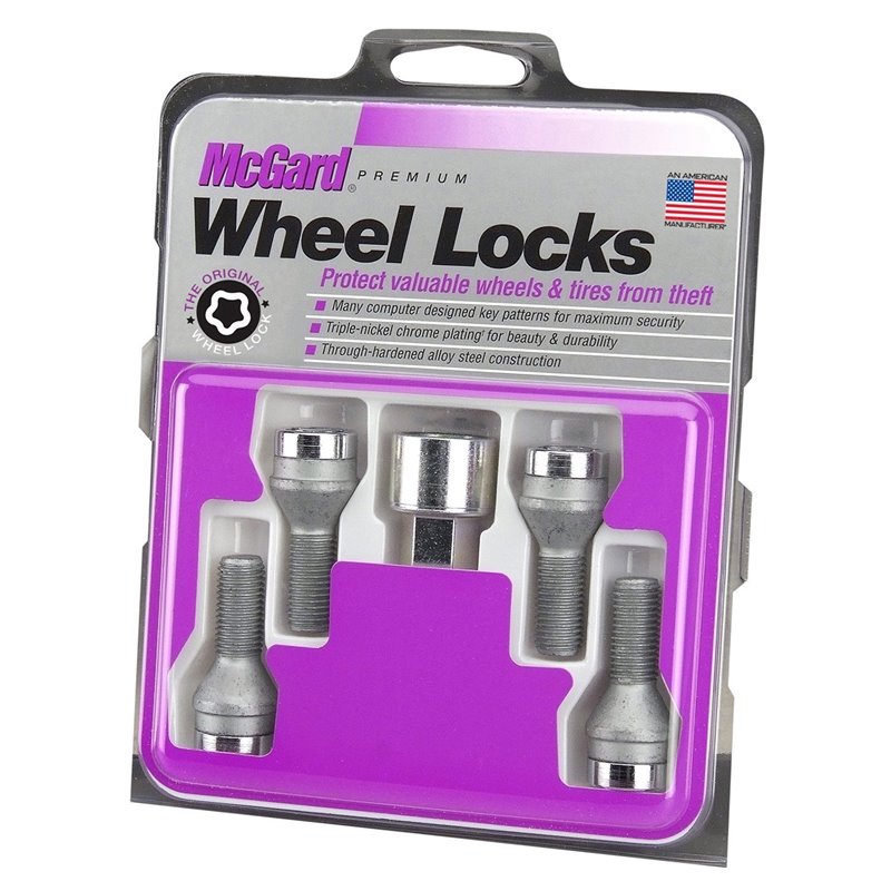 McGard | Cone Seat Style Wheel Lock Bolts-Chrome - BMW 1990-2020