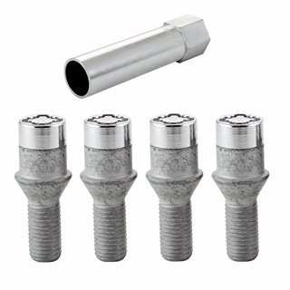 McGard | Tuner Style Cone Seat Wheel Lock Bolts-Chrome