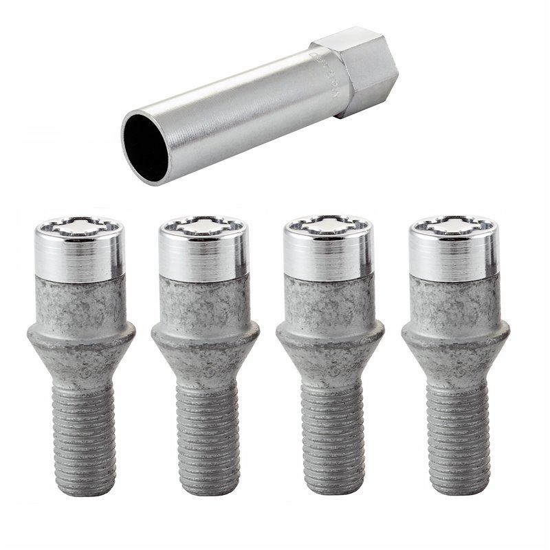 McGard | Tuner Style Cone Seat Wheel Lock Bolts-Chrome