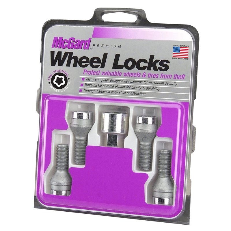 McGard | Cone Seat Style Wheel Lock Bolts-Chrome - BMW 2006-2024