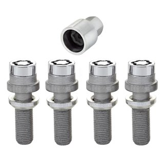 McGard | Radius Seat Style Wheel Lock Bolts-Chrome - Q7 / Cayenne / Panamera / Touareg 2003-2021