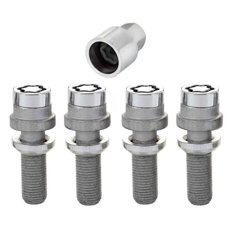 McGard | Radius Seat Style Wheel Lock Bolts-Chrome - Q7 / Cayenne / Panamera / Touareg 2003-2021