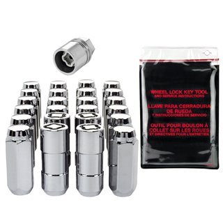 McGard | Cone Seat Exposed Style Wheel Installation Kit-Chrome - Ford / Lincoln 2000-2014