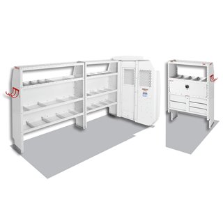 WeatherGuard | Cable Plumber Van Package - Transit-150 / Transit-250 / Transit-350 / Transit-350 HD  2015-2021