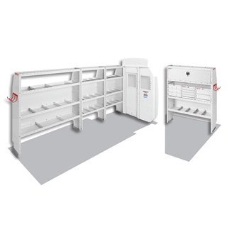 WeatherGuard | Cable Plumber Van Package - Transit-150 / Transit-250 / Transit-350 / Transit-350 HD  2015-2021