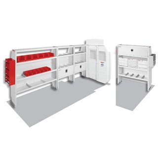 WeatherGuard | Electrical Contractor Van Package - Transit-150 / Transit-250 / Transit-350 / Transit-350 HD  2015-2021
