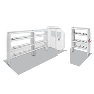 WeatherGuard | Commercial Shelving Van Package - ProMaster 1500 / ProMaster 2500 / ProMaster 3500 3.0L / 3.6L 2014-2021