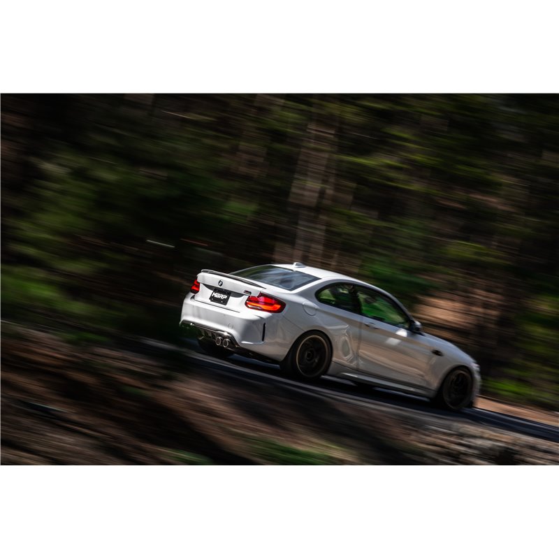 MBRP | Exhaust 3in. Resonator-Back; Quad Rear Exit; T304 - M2 Competition 3.0T 2019-2021