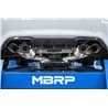 MBRP | Exhaust 3in. Resonator-Back; Quad Rear Exit; T304 - M2 Competition 3.0T 2019-2021
