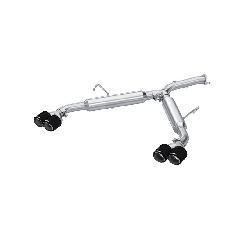 MBRP | Exhaust 3in. Axle-Back; Dual Split Quad Rear Exit; T304 - Forte GT / GT Limited 1.6T 2022-2024