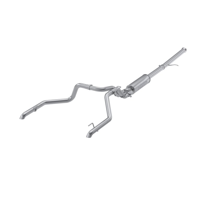 MBRP | Exhaust 3in. Cat Back; 2.5in. Dual Split Rear Turn Down; T304 - Silverado 1500 / ZR2 6.2L 2022-2023