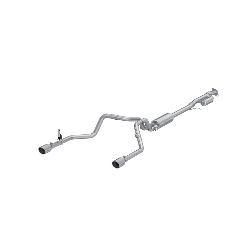 MBRP | Exhaust 3in. Cat Back; 2.5in. Dual Rear; AL - Silverado / Sierra 1500 2.7T 2019-2024