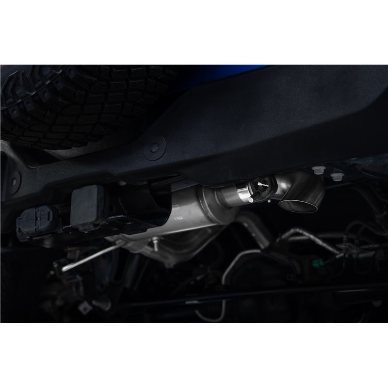 MBRP | Exhaust 3" Cat-Back, Single Rear Exit, High Clearance, AL - Bronco 2.3T / 2.7T 2021-2024