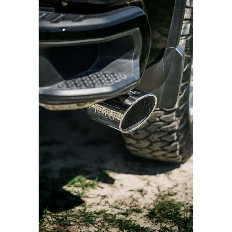MBRP | Exhaust 5in. Filter Back; Single Side; T409 - Silverado / Sierra 2500 HD / 3500 HD 6.6L 2020-2023