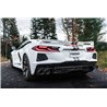 MBRP | Exhaust 3in. Cat-Back; Quad Split Rear with 4.5in. Carbon Fiber Tips; T304 - Corvette 6.2L 2020-2023