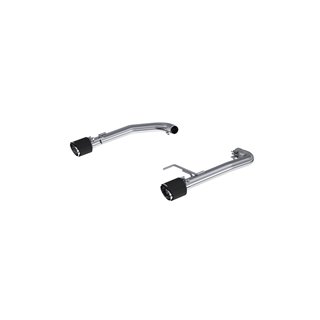 MBRP | Exhaust 2.5in. Dual Axle Back; T304 with CF Tips - Mustang EcoBoost / EcoBoost Premium 2.3T 2015-2023