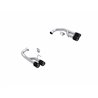 MBRP | Exhaust 2.5in. Axle-Back with Quad 4in. CF Tips; Race Version; T304 - Mustang GT / GT Premium 5.0L 2024