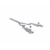 MBRP | Exhaust 3in. Cat Back; with Quad 4in. Dual Wall Tips; Race Version; T304 - Mustang GT / GT Premium 5.0L 2024