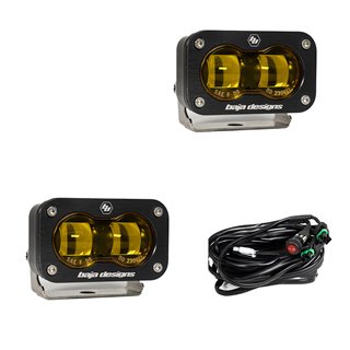 Baja Designs | - 237811 - S2 SAE LED Auxiliary Light Pod Pair