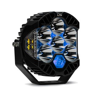 Baja Designs | LP6 Pro LED Auxiliary Light Pod - Light Pattern: Driving/Combo; Color: Clear; Backlight: Blue