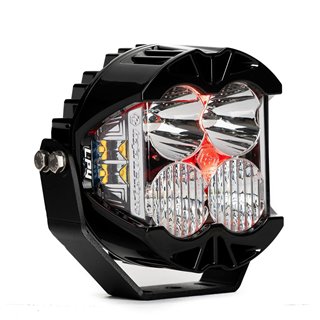 Baja Designs | LP4 Pro LED Auxiliary Light Pod - Light Pattern: Driving/Combo; Color: Clear; Backlight: Red