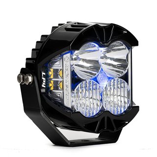 Baja Designs | LP4 Pro LED Auxiliary Light Pod - Light Pattern: Driving/Combo; Color: Clear; Backlight: Blue