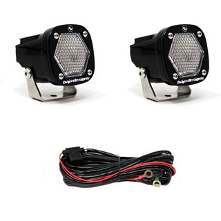 Baja Designs | - 387806 - S1 Black LED Auxiliary Light Pod Pair