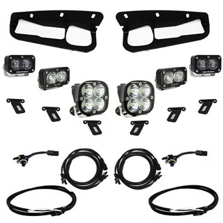 Baja Designs | - 448175UP - Ford Bronco S2 SAE ?Pro? Fog Pocket Light Kit