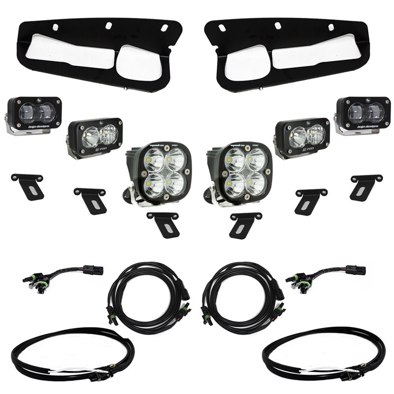 Baja Designs | - 448175UP - Ford Bronco S2 SAE ?Pro? Fog Pocket Light Kit