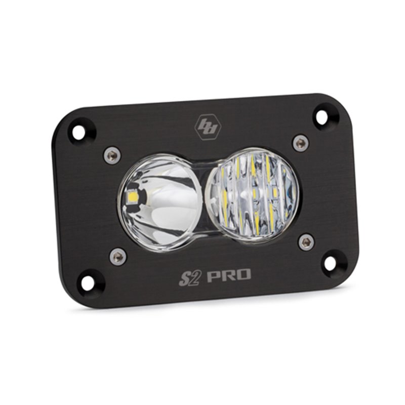 Baja Designs | - 481003 - S2 Pro Black Flush Mount LED Auxiliary Light Pod