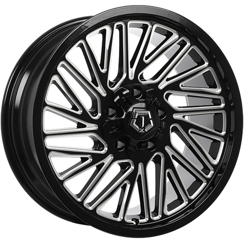 TIS Wheels | 553 20x9.0 ET18 - Gloss Black - Milled Edge