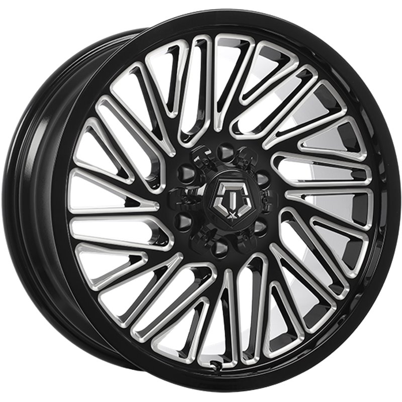 TIS Wheels | 553 20x9.0 ET-12 - Gloss Black - Milled Edge