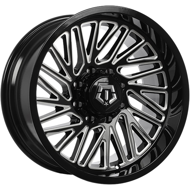 TIS Wheels | 553 20x10.0 ET-12 - Gloss Black - Milled Edge