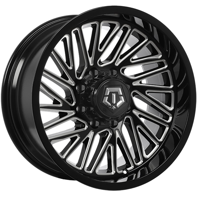TIS Wheels | 553 20x10.0 ET-12 - Gloss Black - Milled Edge