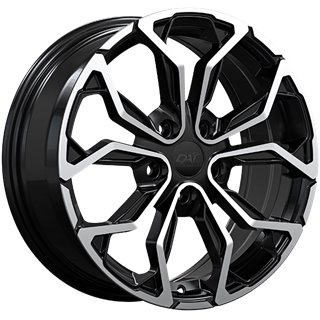 DAI | MUSE 17x7.0 ET45 - Gloss Black - Machined Face