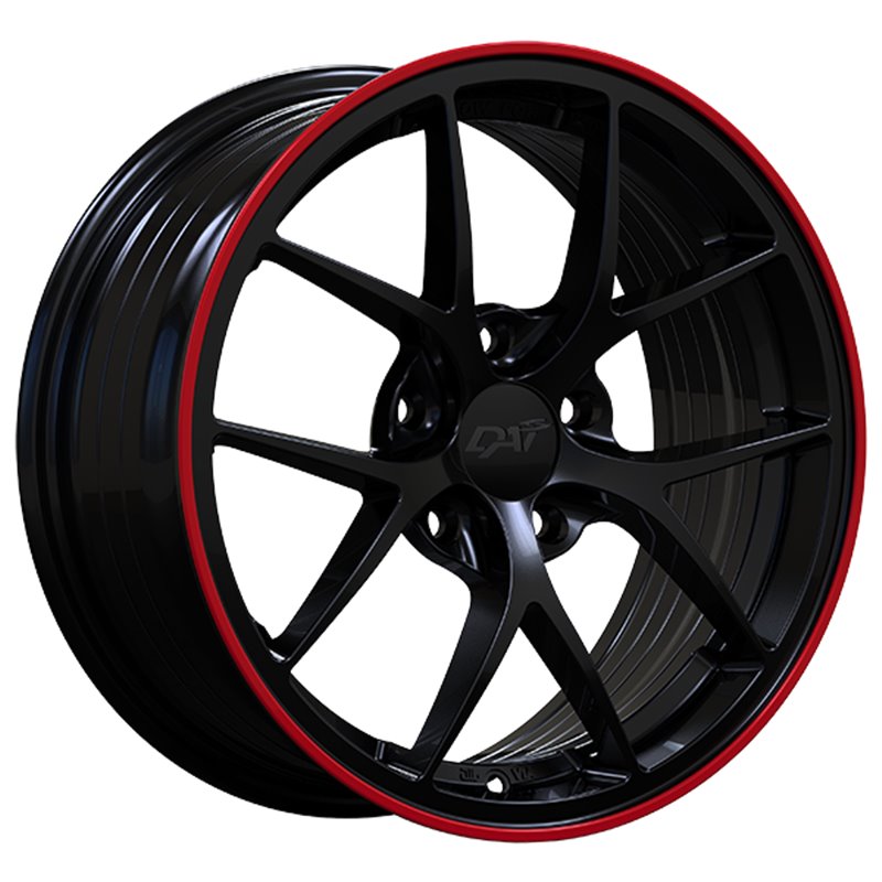 DAI | SKY 17x7.5 ET40 - Gloss Black - Red Line