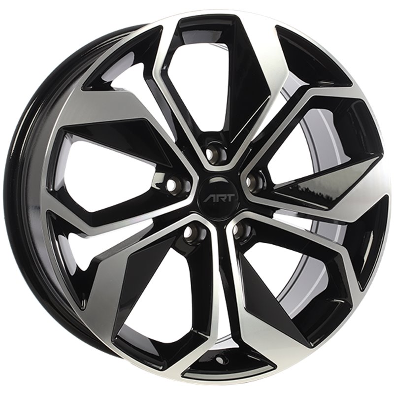 ART Replica | REPLICA 309 15x6.5 ET38 - Gloss Black - Machined Face