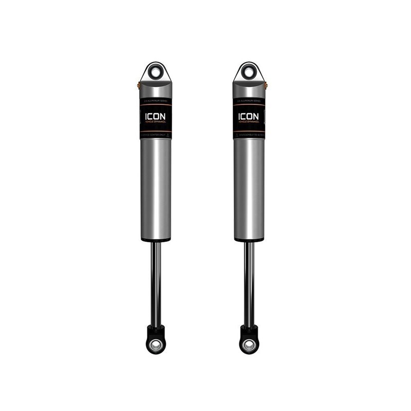 ICON Alloys | 1999-2023 Ford Super Duty, 0-3 Lift, Rear, 2.5 VS Shocks, Pair