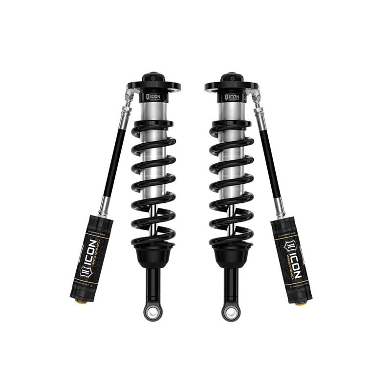 ICON Alloys | 2022-2023 Toyota Tundra, 5-6" Lift, 2.5 Remote Reservoir Front Coilover Kit, Pair