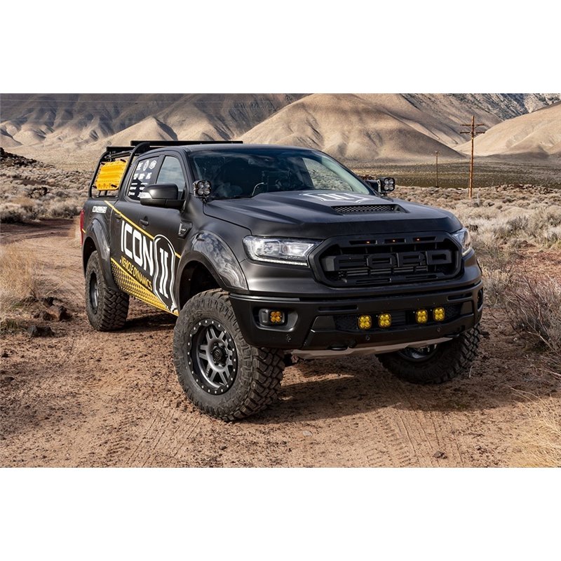 ICON Alloys | 2019-2023 Ford Ranger, Extended Travel 2.5 VS Remote Reservoir Coilover Kit