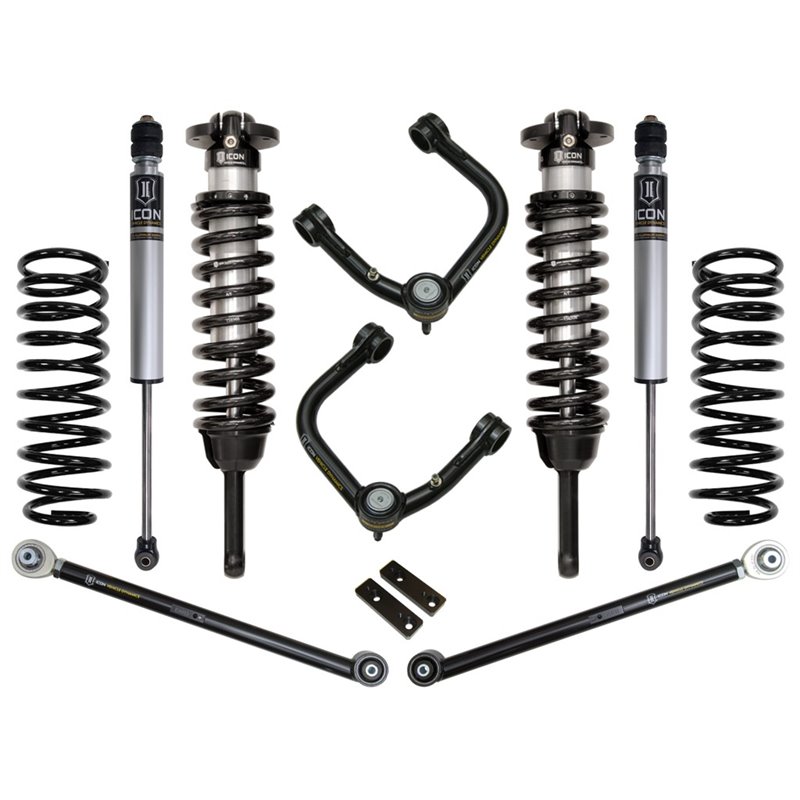 ICON Alloys | 2010-2023 Toyota 4Runner/2010-2014 Toyota FJ Cruiser, 0-3.5" Lift Stage 3 Suspension System, Tubular UCA