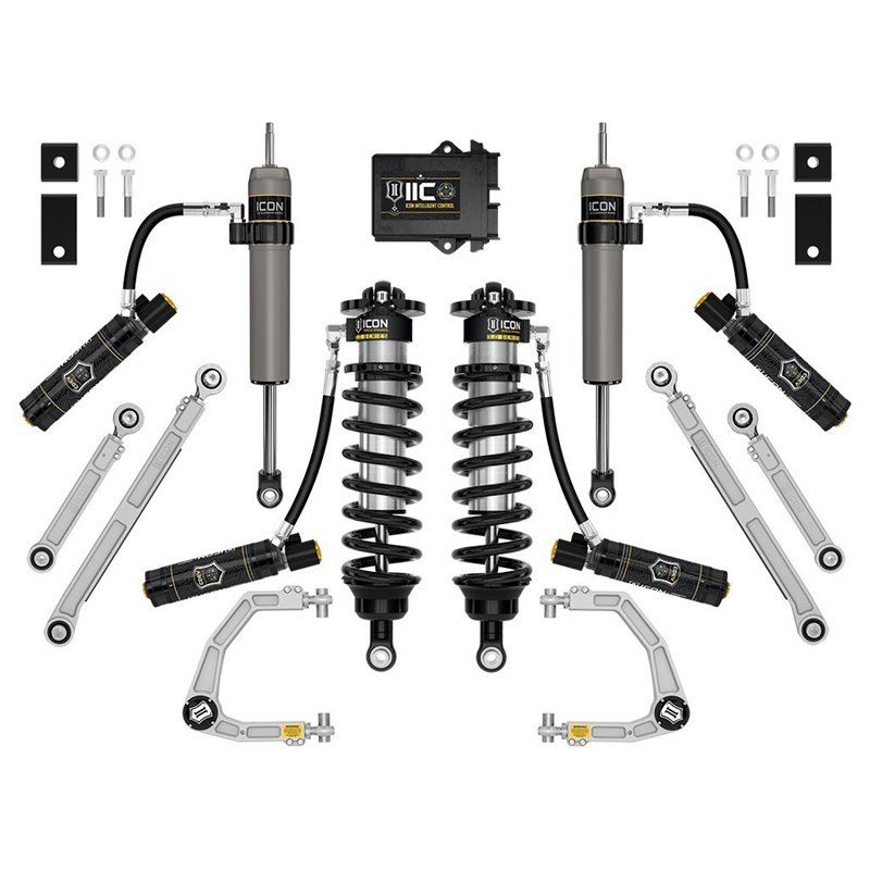 ICON Alloys | 22-23 Toyota Tundra 1.25-3.25" Lift Stage 4 3.0 Suspension System, Billet