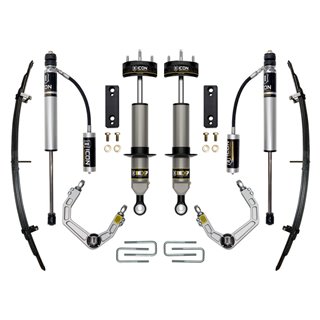 ICON Alloys | 2005-2023 Toyota Tacoma, 0-2" Lift, Stage 3 EXP Suspension System, Billet UCA