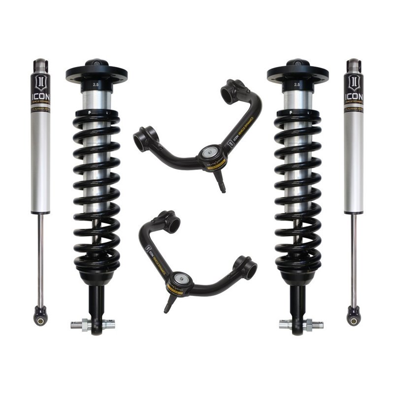 ICON Alloys | 2015-20 Ford F150 4WD, 0-2.63" Lift, Stage 2 Suspension System, Tubular UCA