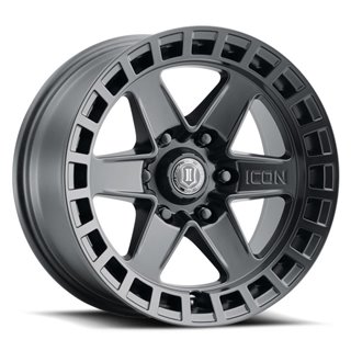 ICON Alloys | Raider 17X8.5 ET6 - Satin Black