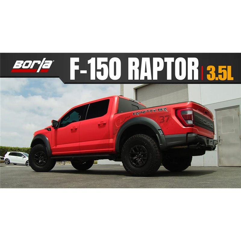 Borla | BOR Connection Pipes - F-150 Tremor / Raptor 3.5T 2022-2023